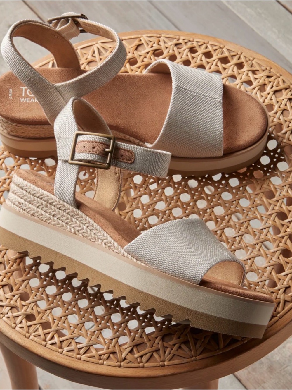 Tom’s Diana Wedge Sandals - Picture 2 of 6